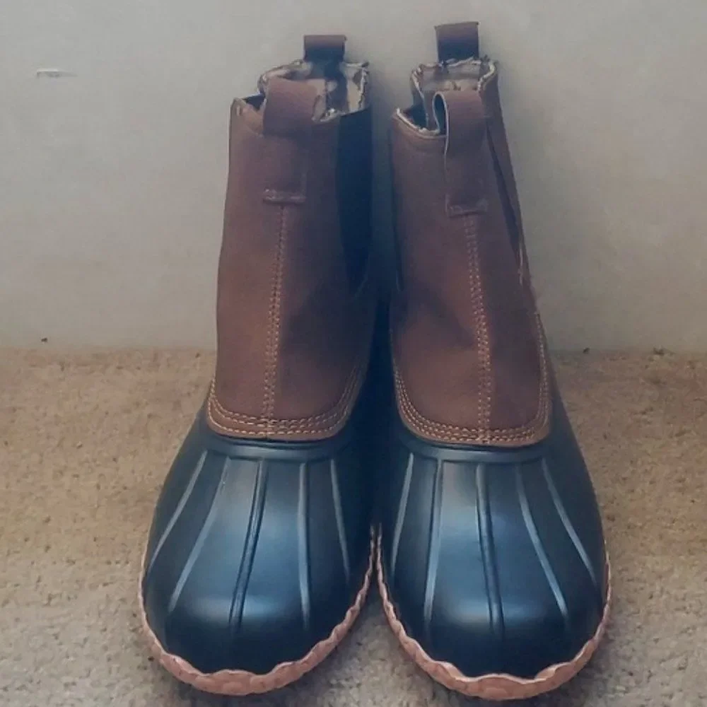 Weatherproof Vintage Adam II Duck Boots Brown/Navy – Men’12 – Preowned